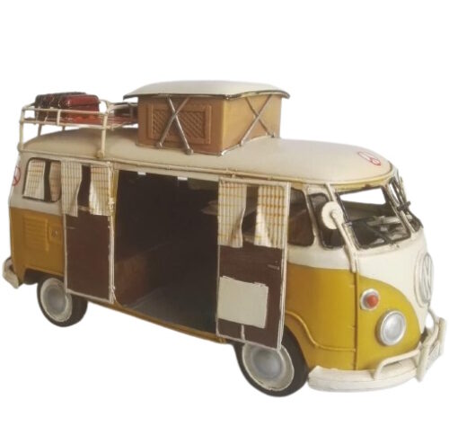 Volkswagen t1 bus vw bulli camper blikken auto met vw licentie zijkant