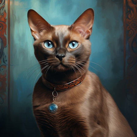 European Burmese kat Elena Vittori